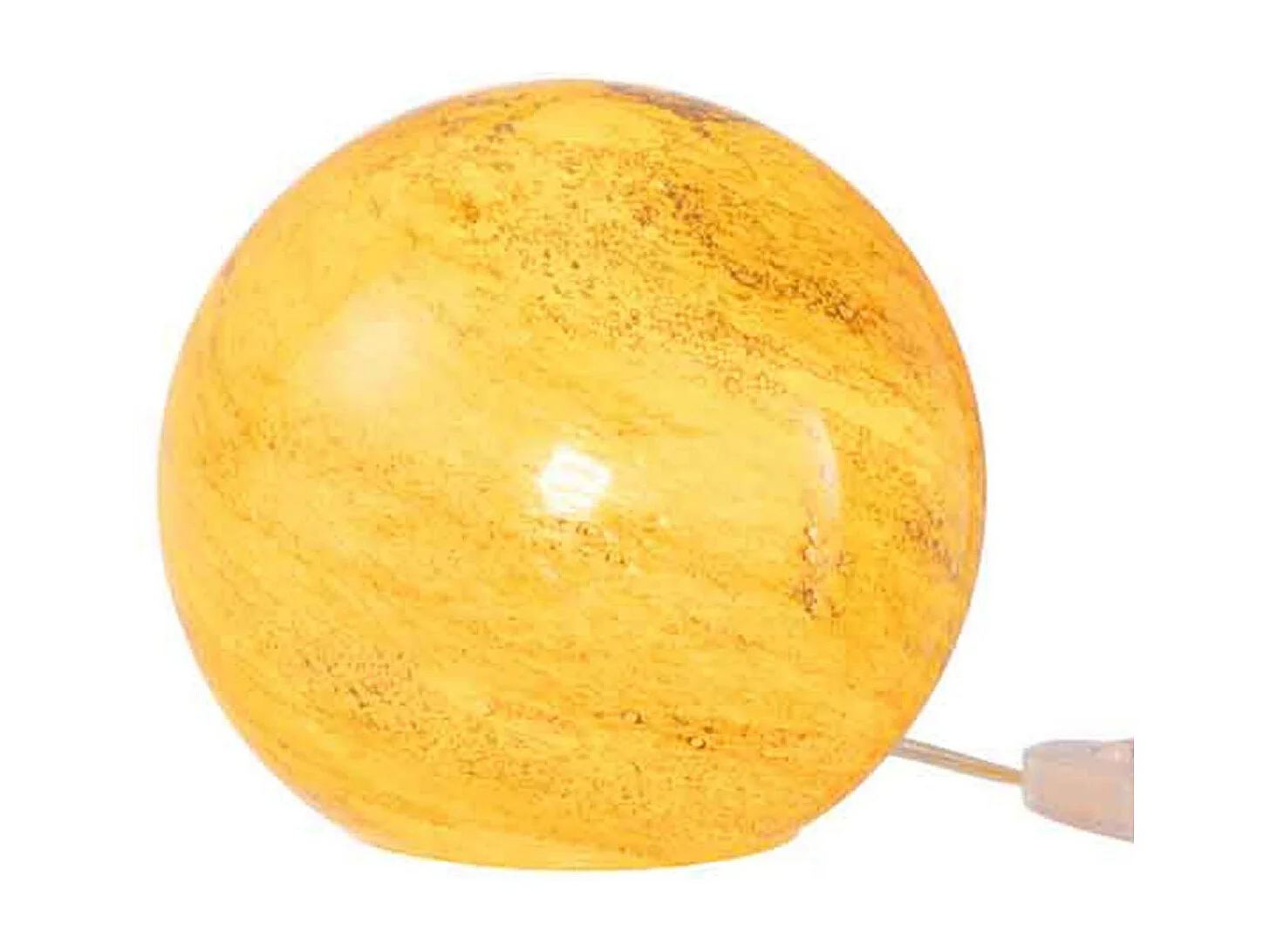 Lampe à Poser Ronde "Dany" 20cm Jaune
