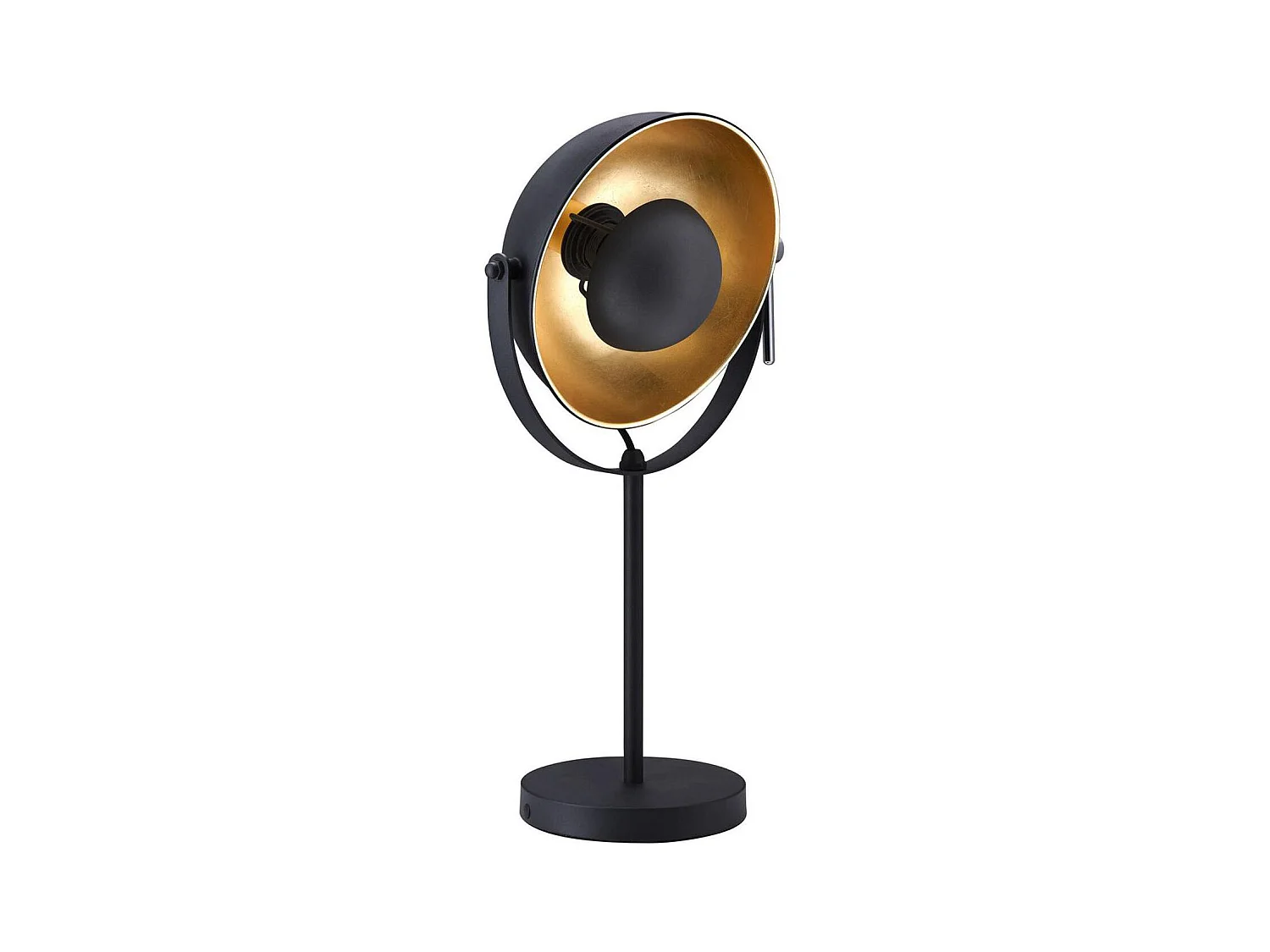 Lampe à Poser Design "Argo" 67cm Noir & Or