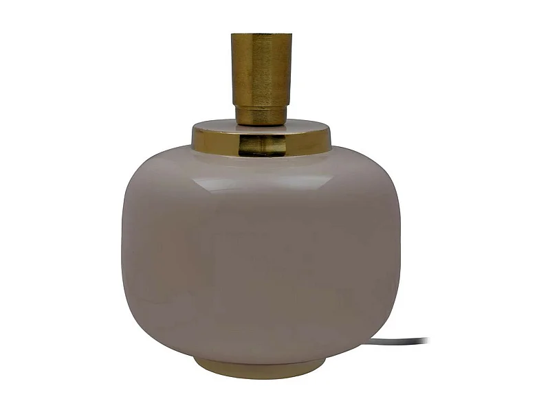 Lampe à Poser Design "Sculpa" 25cm Gris & Or