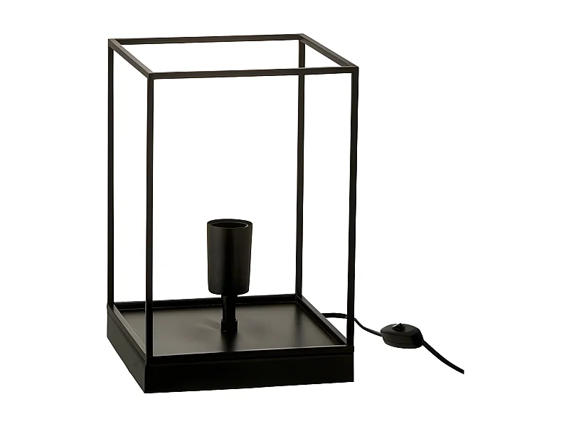 Lampe à Poser "Une Ampoule" 30cm Noir