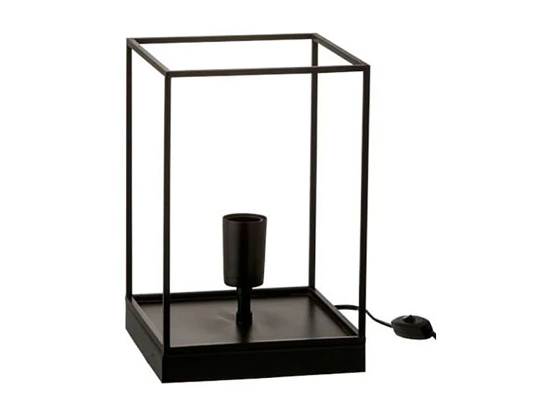 Lampe à Poser "Une Ampoule" 30cm Noir