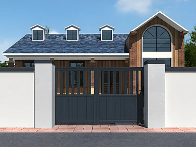 Semi-openwork aluminium sliding gate - W343 x H148 cm - anthracite - TARNOS II