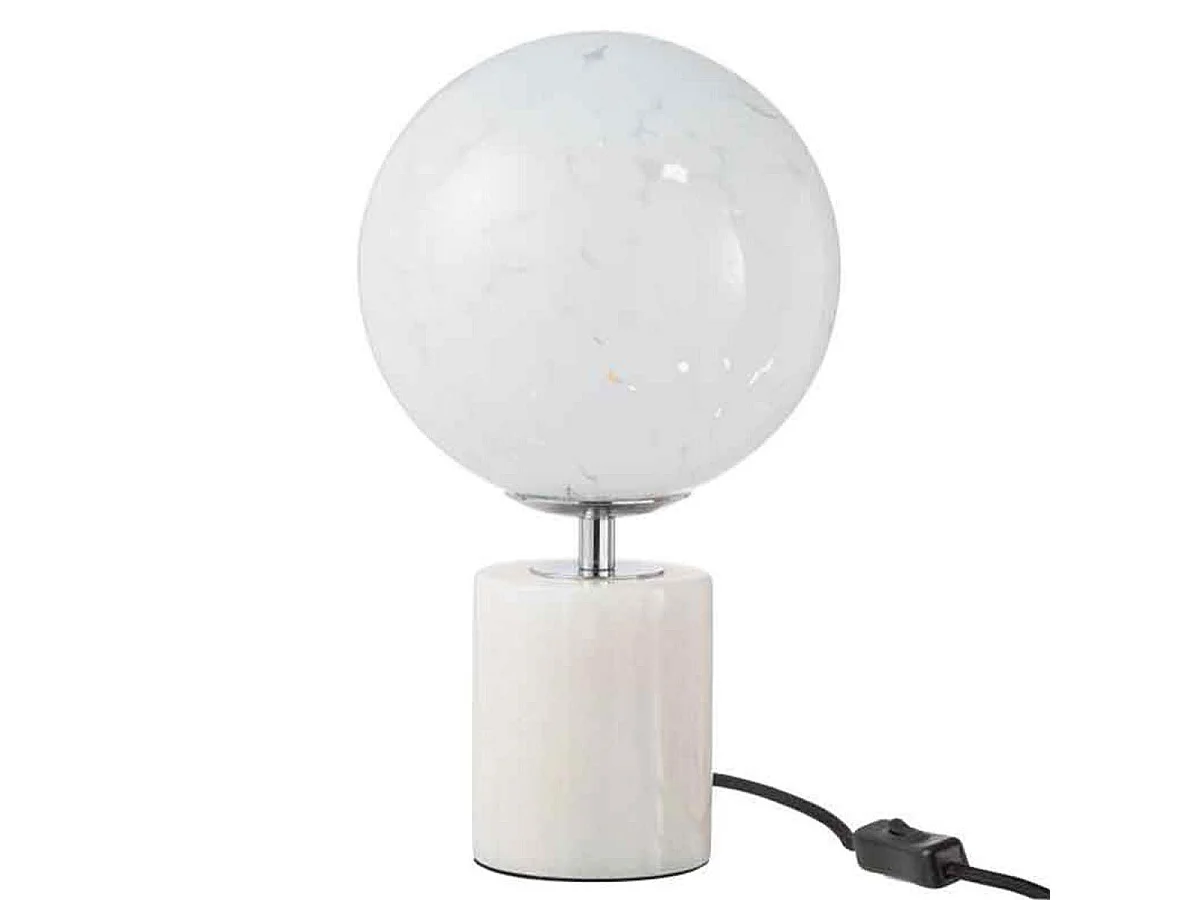 Lampe à Poser sur Pied "Dany" 31cm Blanc