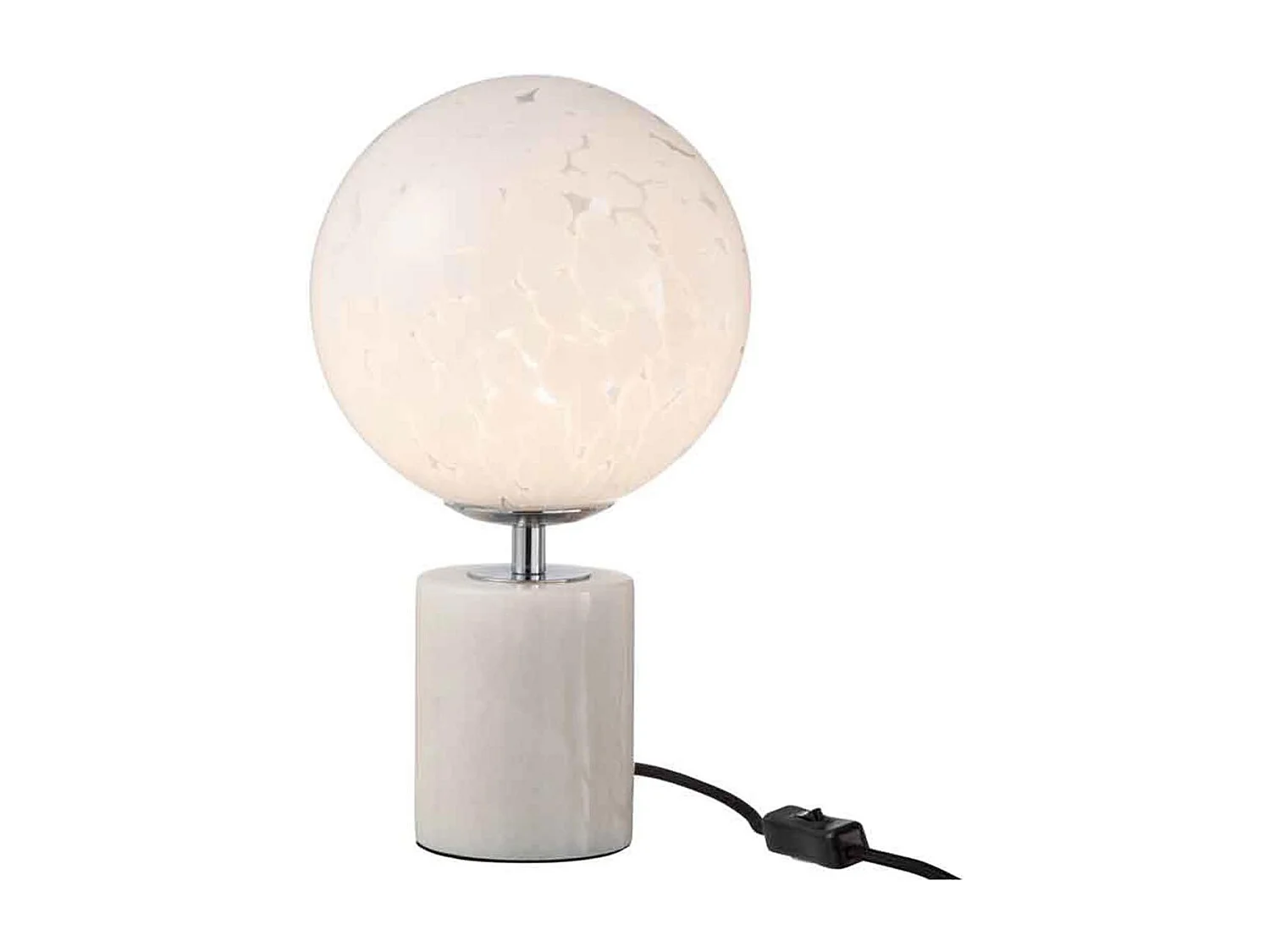 Lampe à Poser sur Pied "Dany" 31cm Blanc