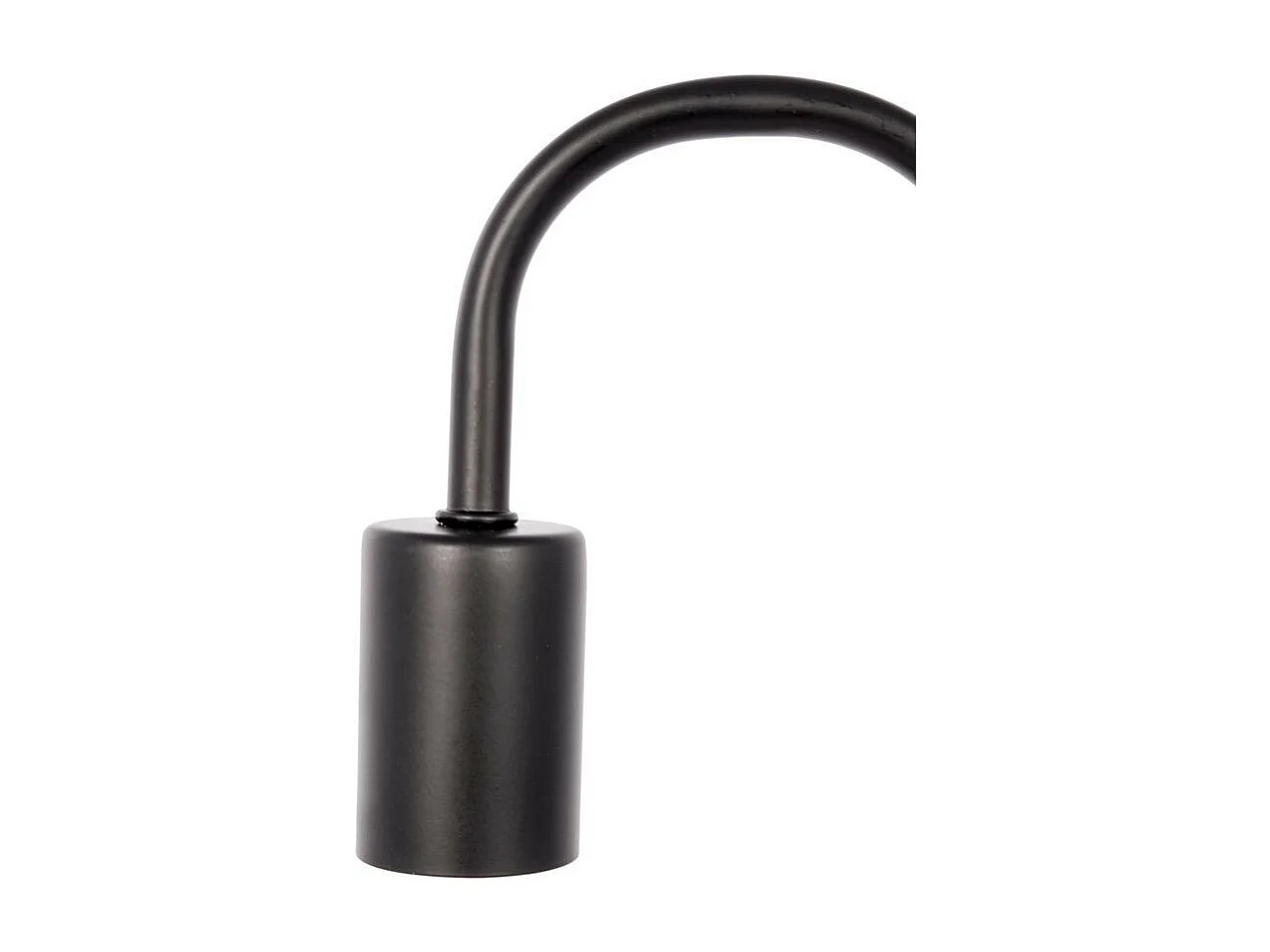 Lampe à Poser Bois & Métal "Vinara" 47cm Noir