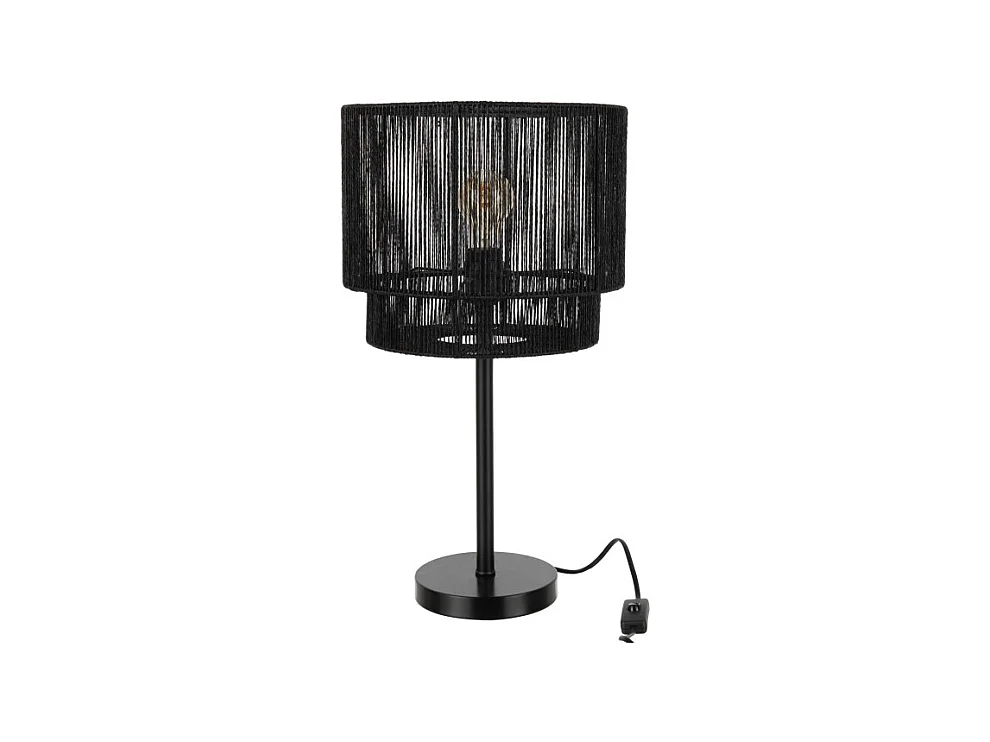 Lampe à Poser Design "Paul" 52cm Noir