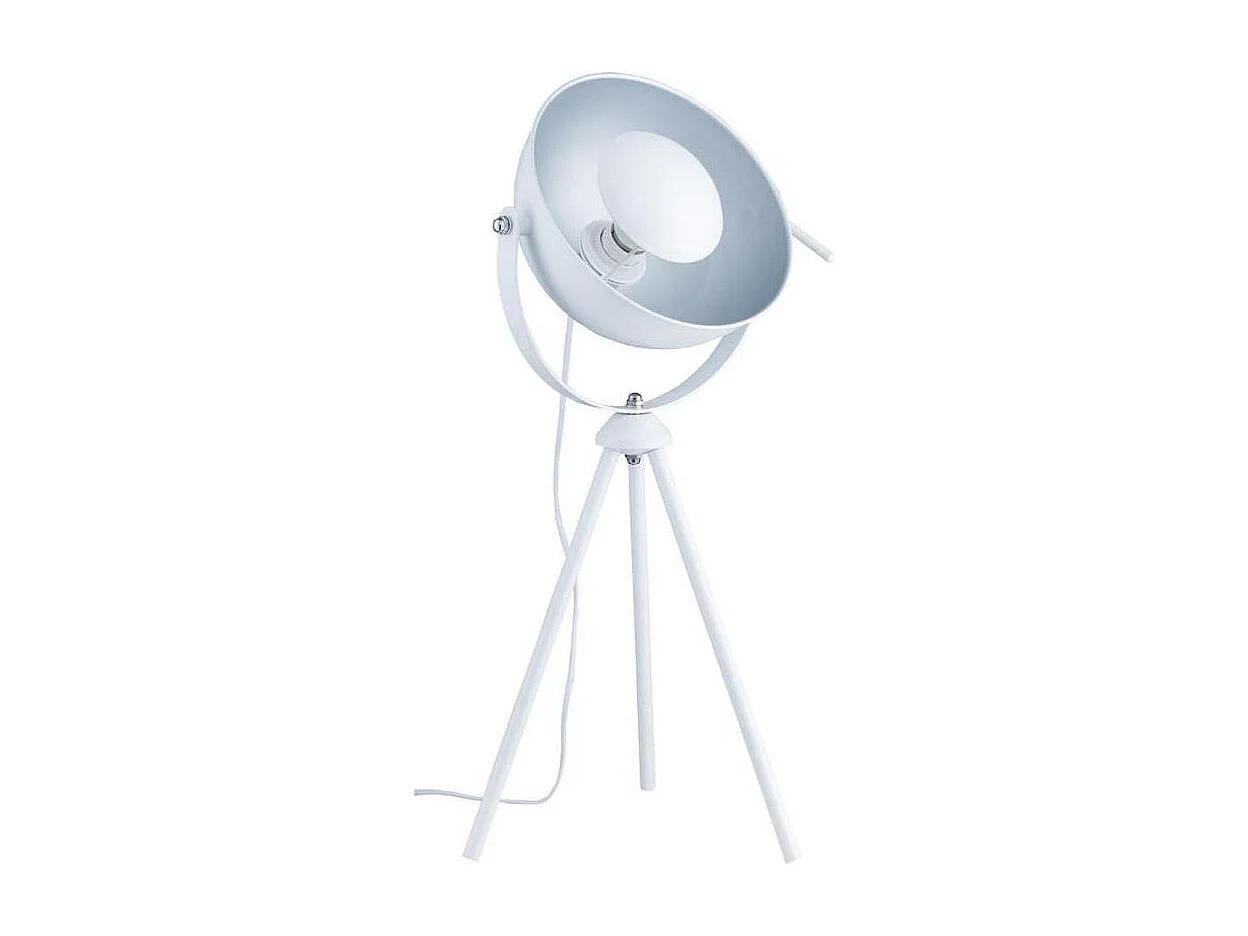Lampe à Poser Trépied "Anniston" 75cm Blanc