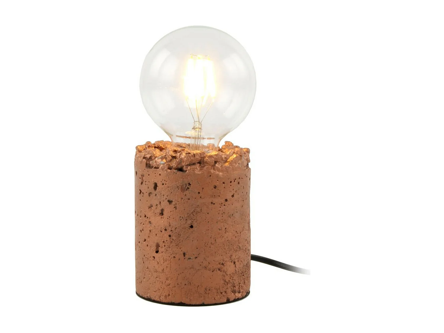 Lampe à Poser Déco "Curacao" 9cm Cuivre