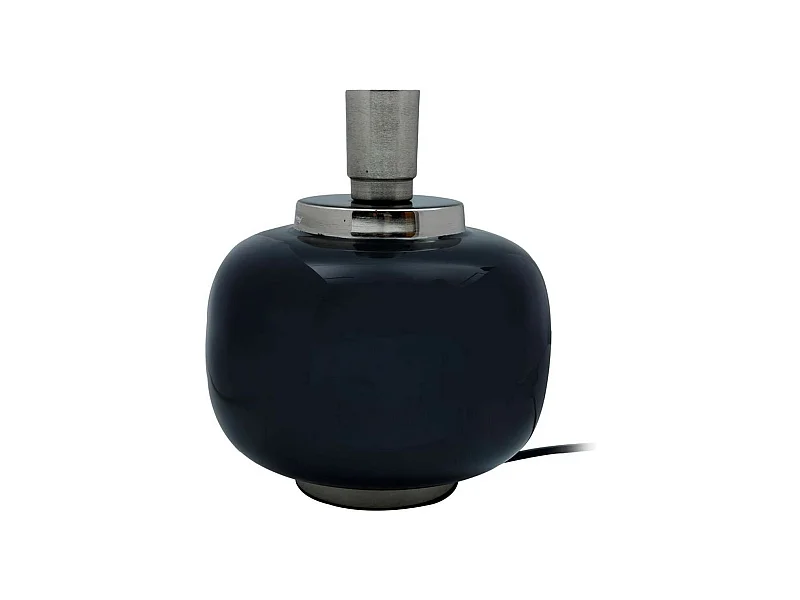 Lampe à Poser Design "Sculpa" 25cm Noir & Argent