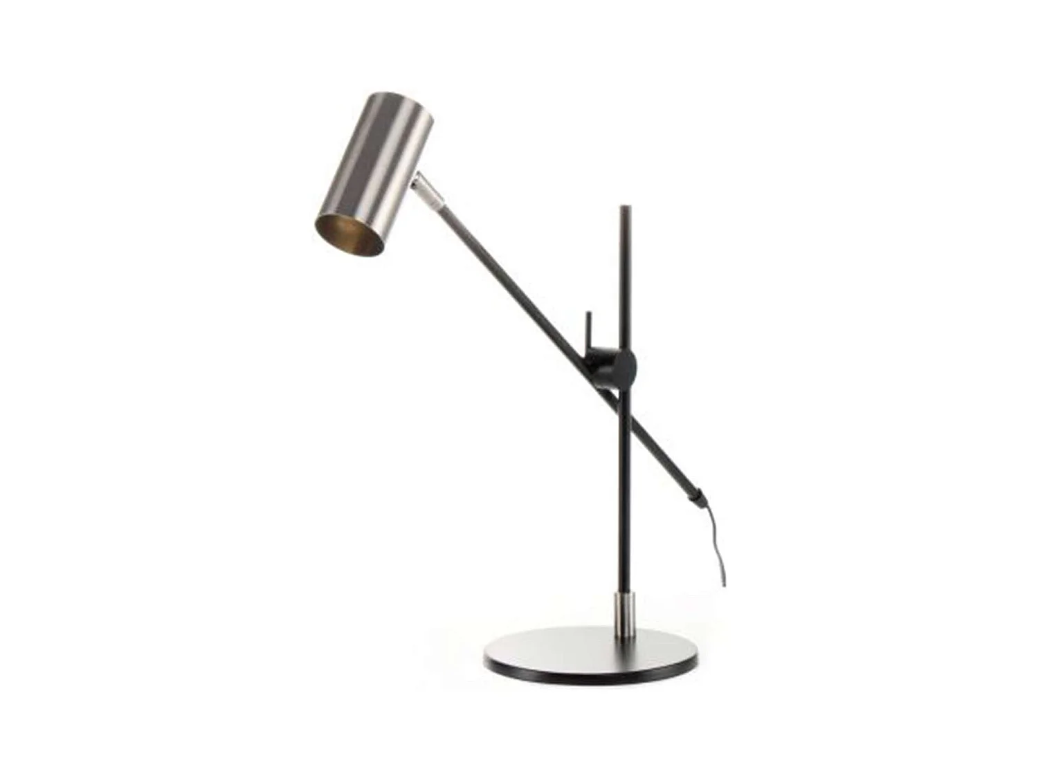 Lampe à Poser Design "Target" 64cm Argent