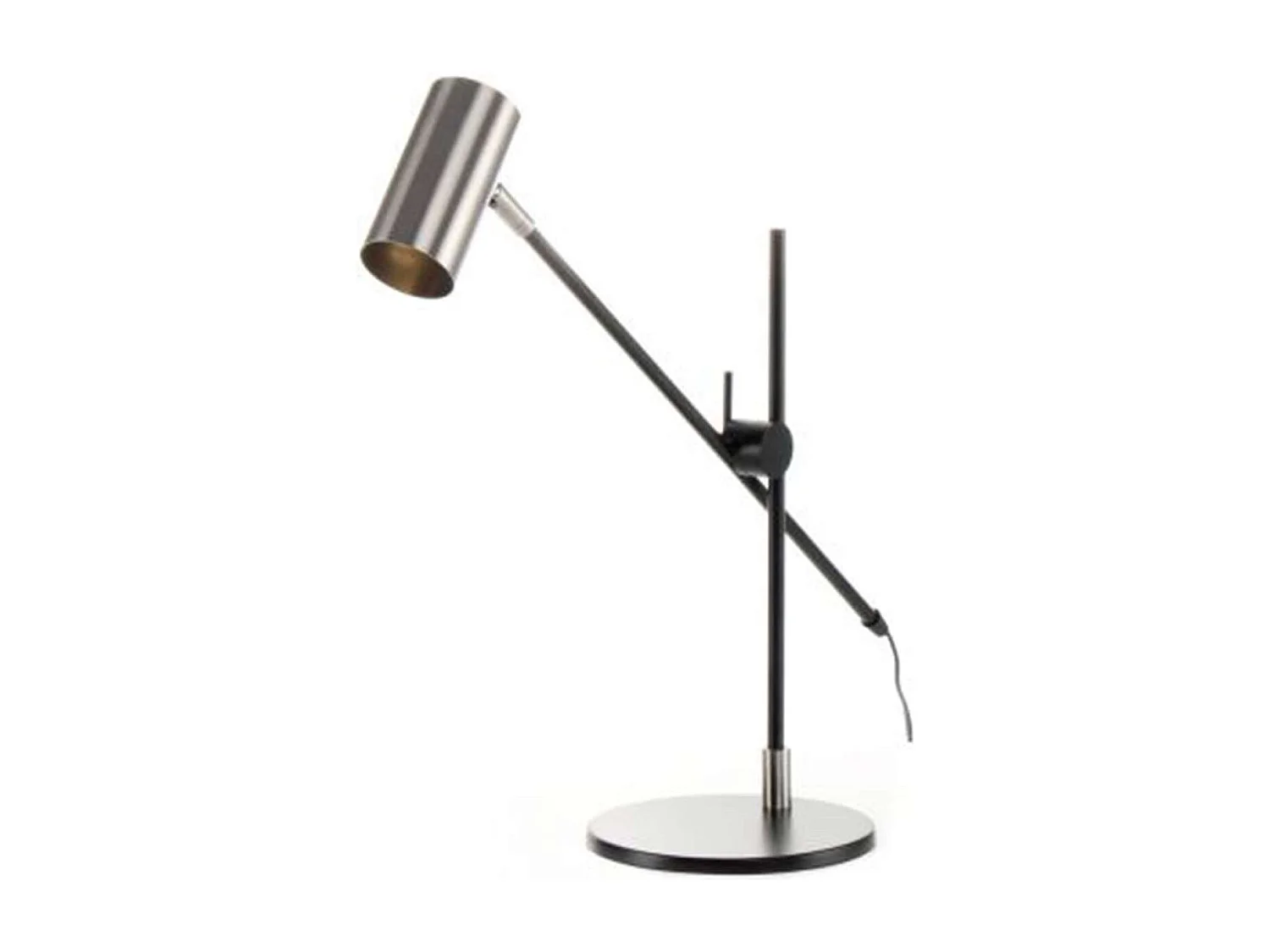 Lampe à Poser Design "Target" 64cm Argent