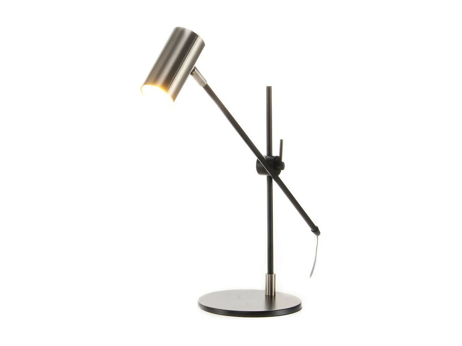 Lampe à Poser Design "Target" 64cm Argent