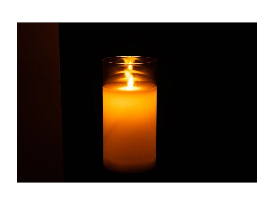 Lampe à Poser en Verre Led "Bright" 20cm Or