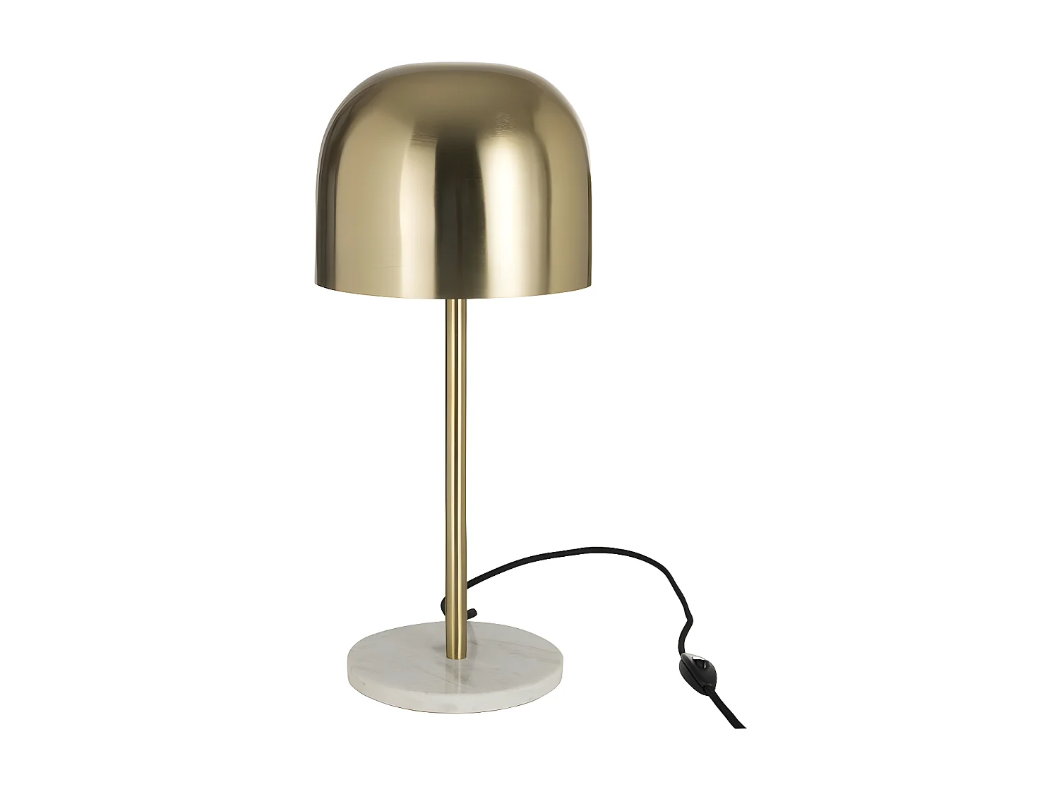 Lampe à Poser Design "Queen" 49cm Or