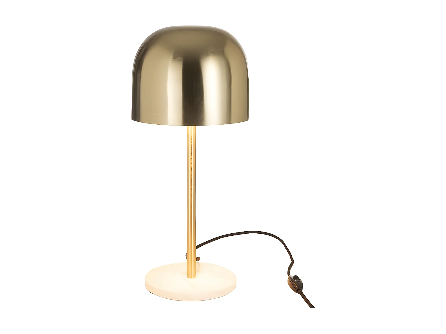 Lampe à Poser Design "Queen" 49cm Or