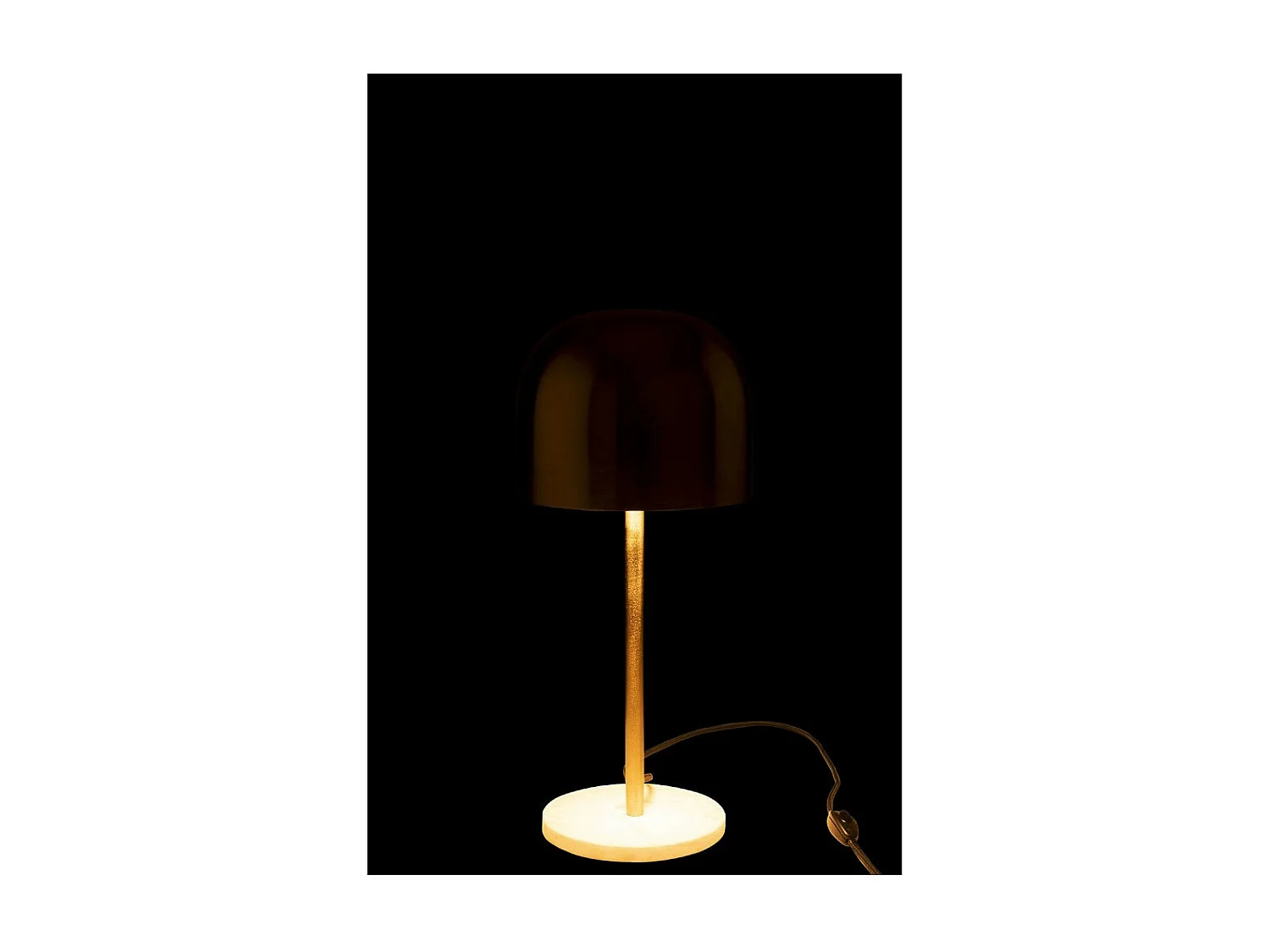 Lampe à Poser Design "Queen" 49cm Or