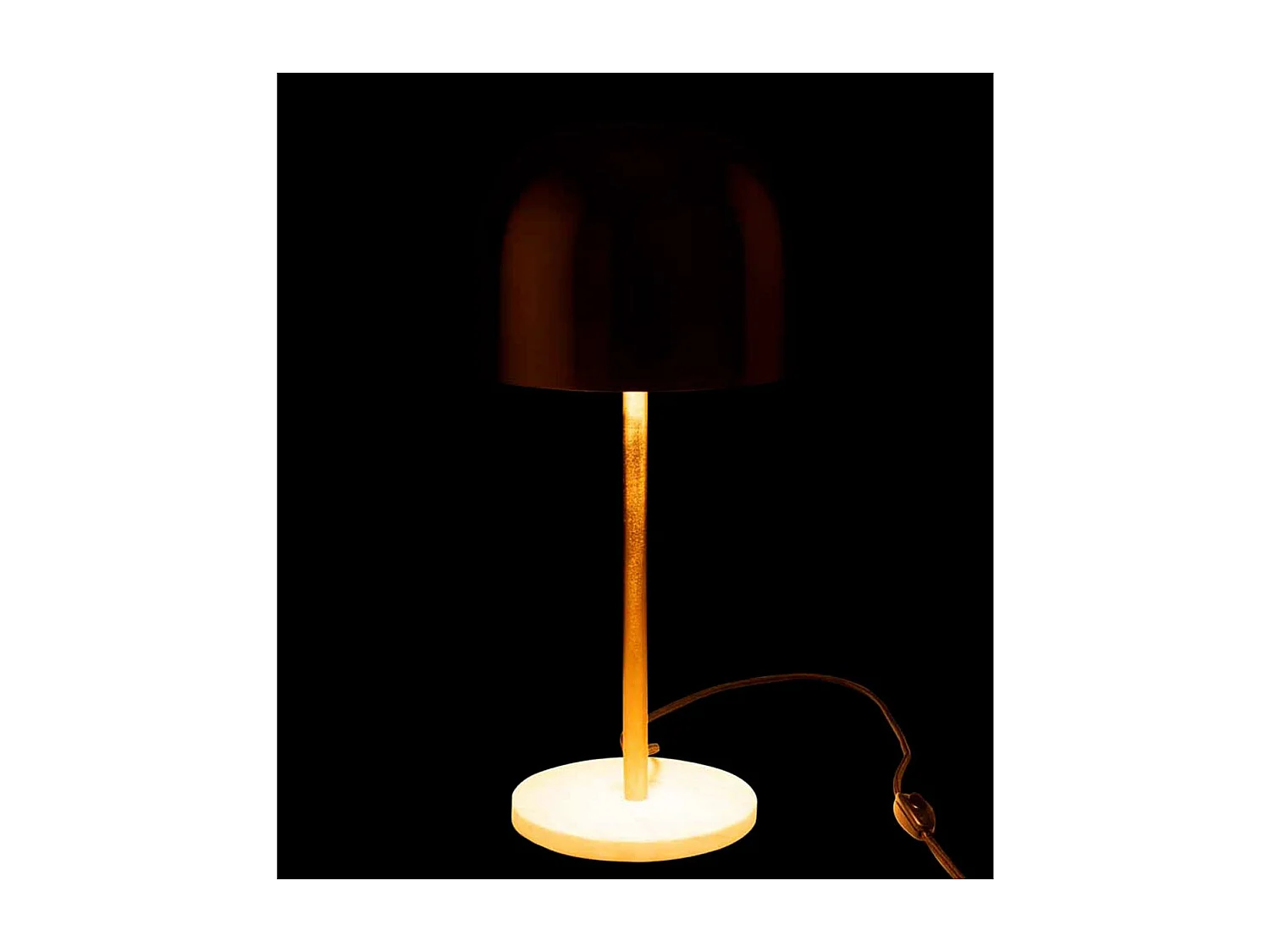 Lampe à Poser Design "Queen" 49cm Or