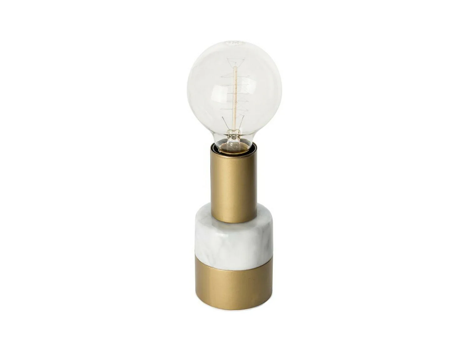 Lampe à Poser en Marbre "Lalande" 14cm Gris