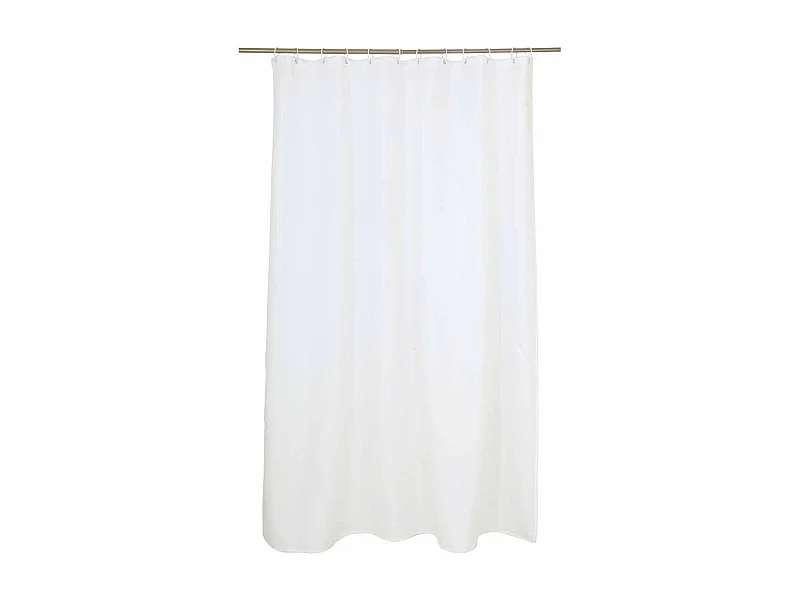 Rideau de Douche "Quartz" 180x200cm Blanc