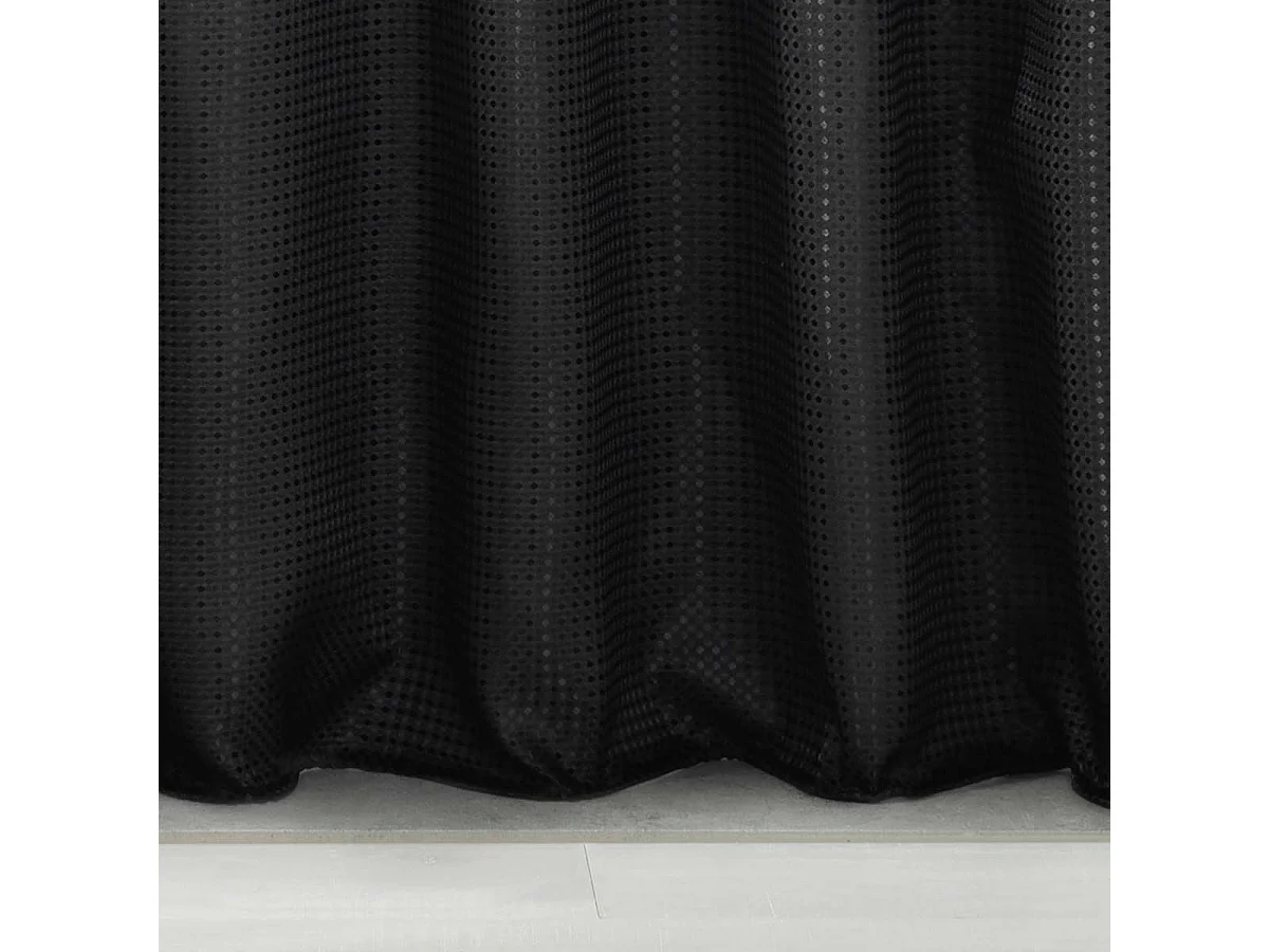 Rideau de Douche "Quartz" 180x200cm Noir