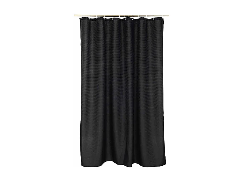 Rideau de Douche "Quartz" 180x200cm Noir