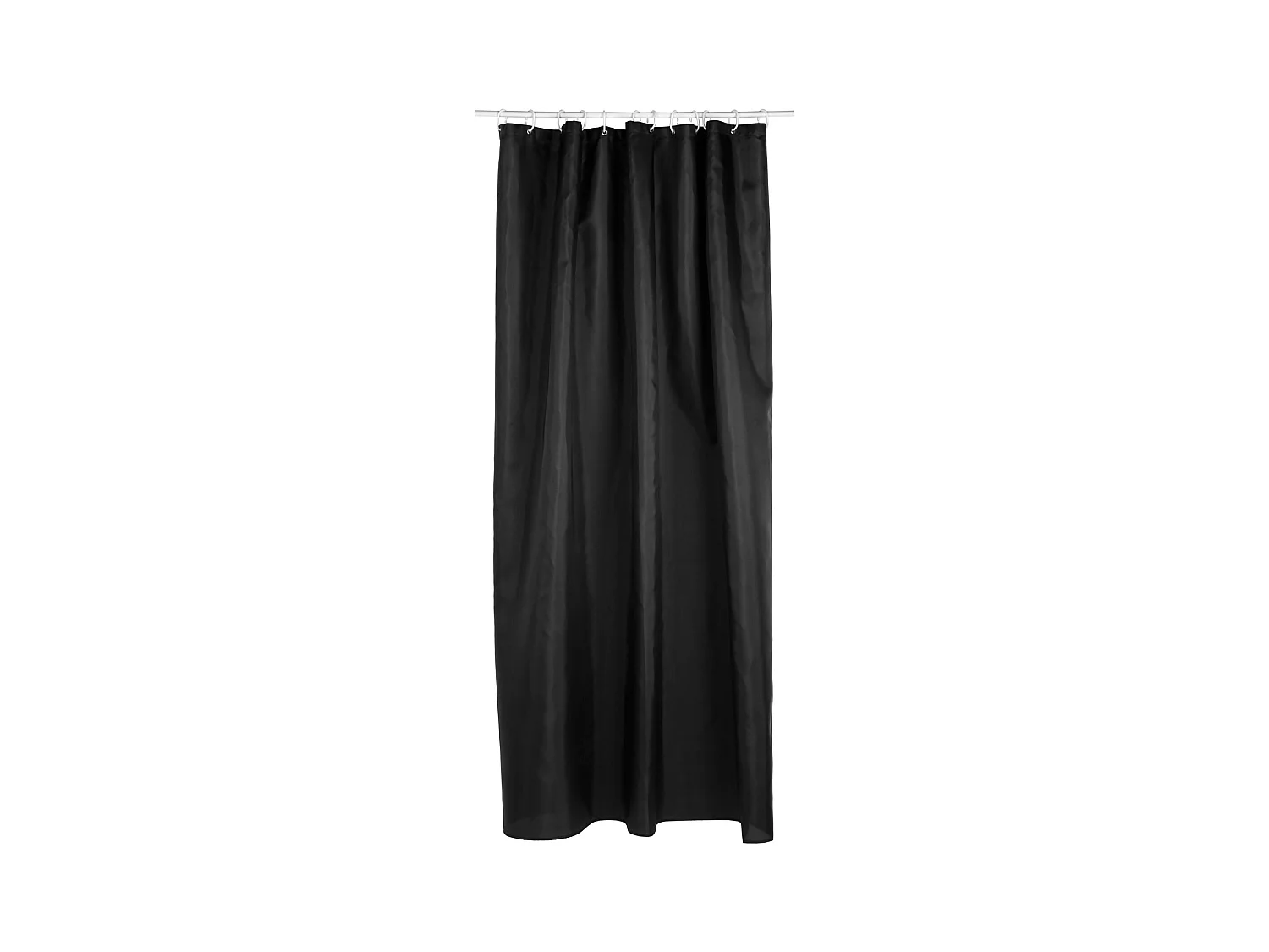 Rideau de Douche "Polyester" 180x200cm Noir