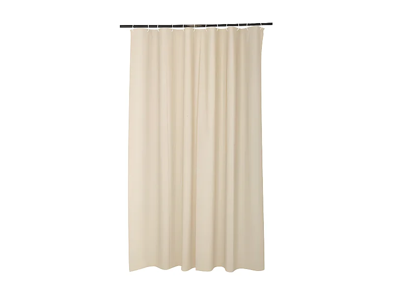 Rideau de Douche PEVA "Vitamine II" 180x200cm Taupe