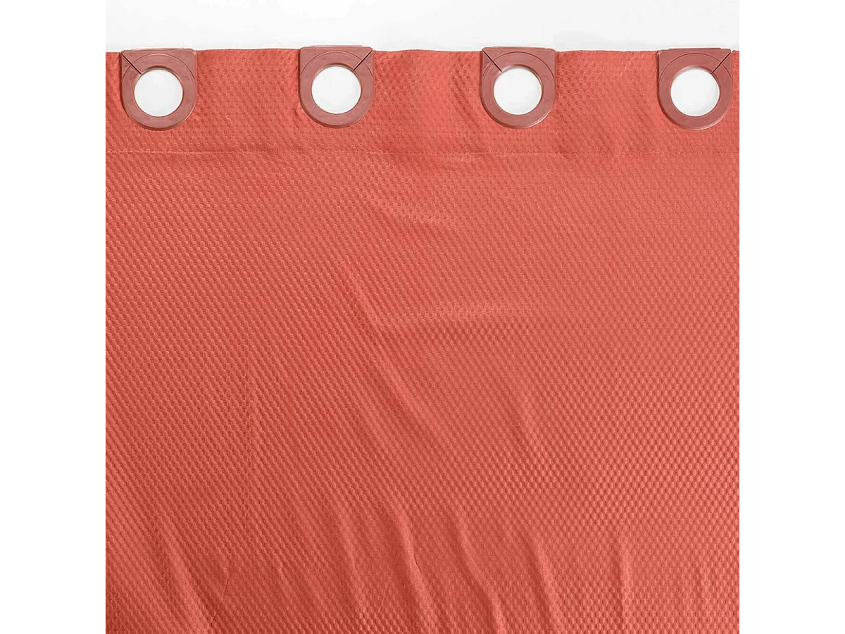 Rideau de Douche "Dotty" 180x200cm Terracotta