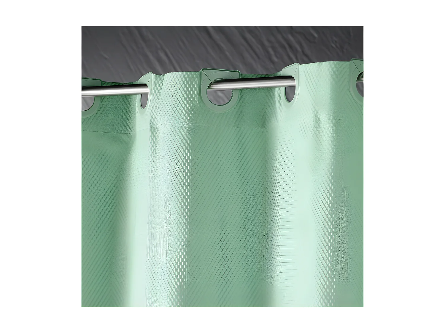 Rideau de Douche "Dotty" 180x200cm Tilleul