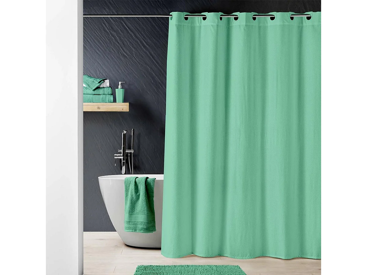 Rideau de Douche "Dotty" 180x200cm Tilleul