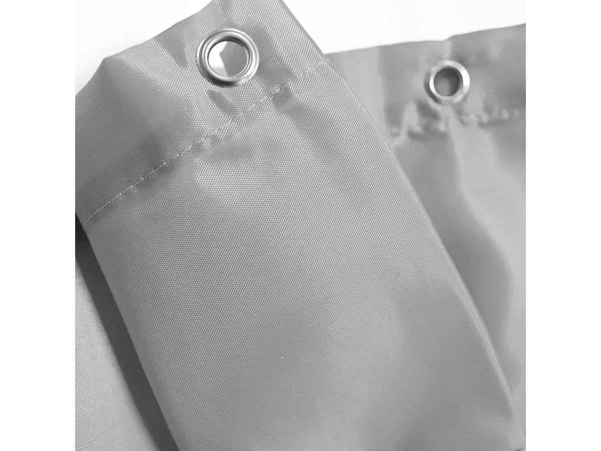 Rideau de Douche Uni "Essencia" 180x200cm Gris