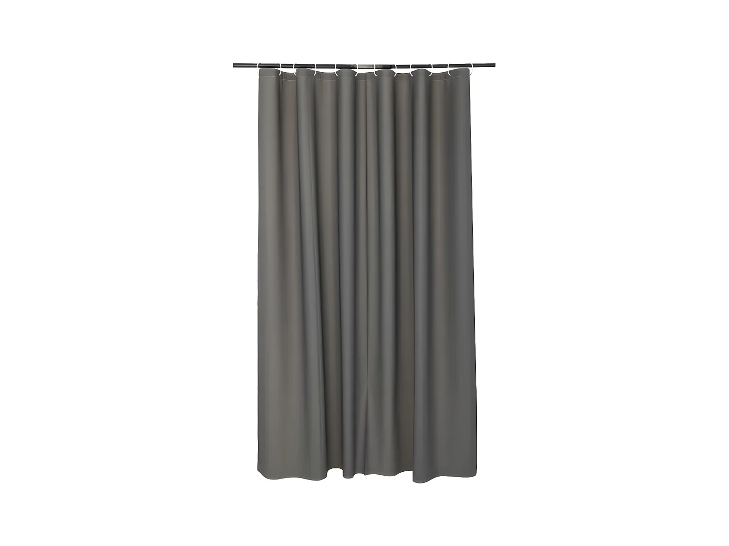Rideau de Douche PEVA "Vitamine II" 180x200cm Anthracite