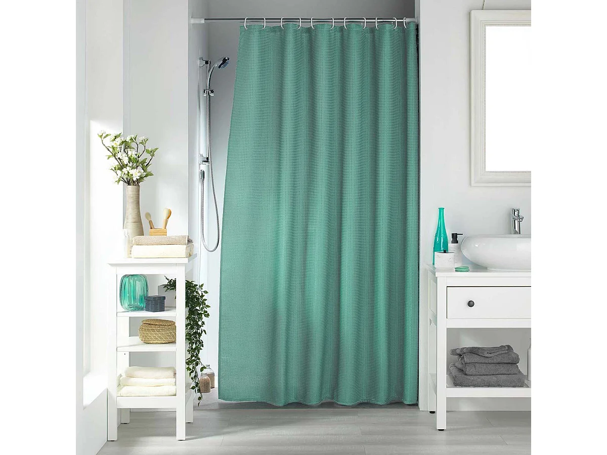 Rideau de Douche "Quartz" 180x200cm Tilleul