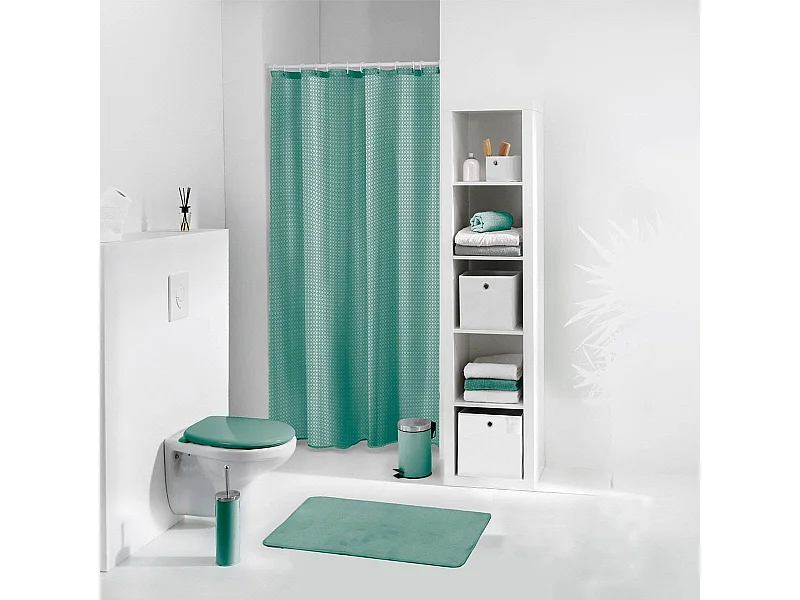 Rideau de Douche "Quartz" 180x200cm Tilleul