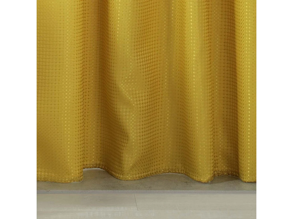 Rideau de Douche "Quartz" 180x200cm Ocre