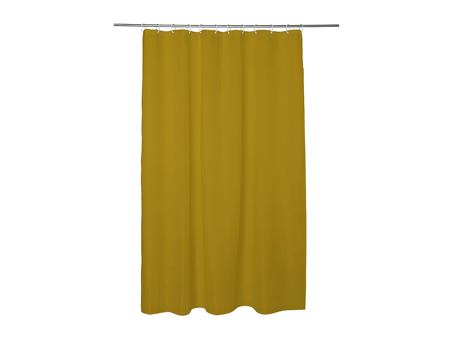 Rideau de Douche "Modern" 180x200cm Moutarde