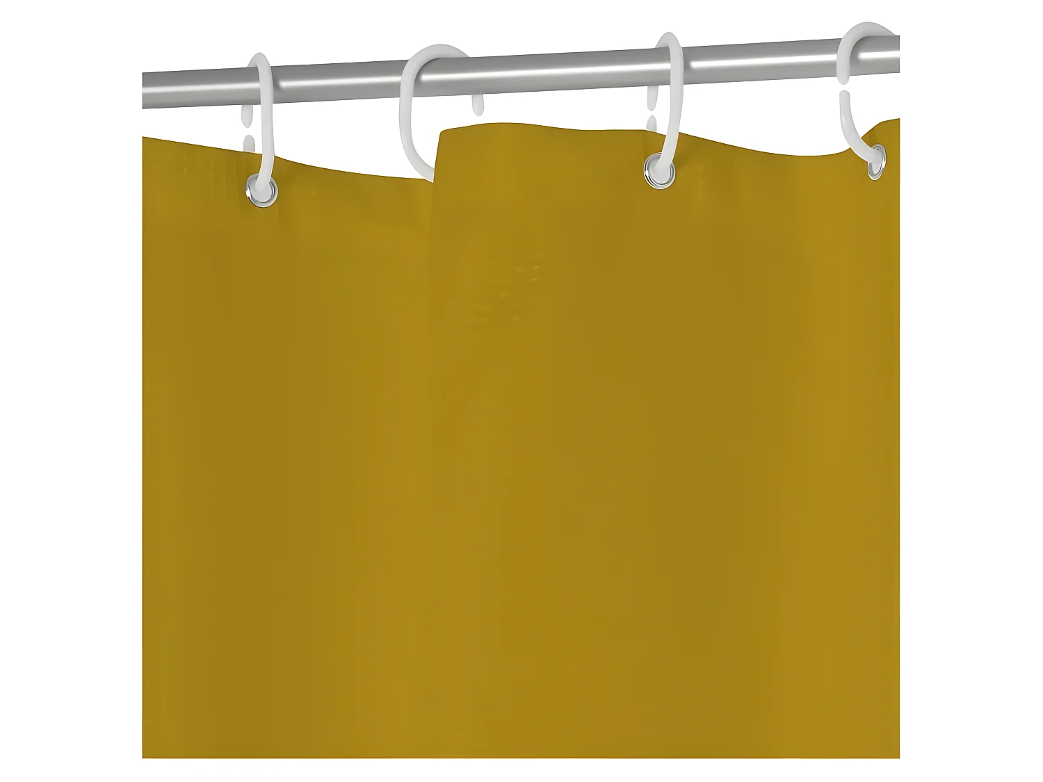 Rideau de Douche "Modern" 180x200cm Moutarde