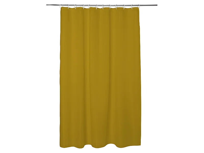 Rideau de Douche "Modern" 180x200cm Moutarde