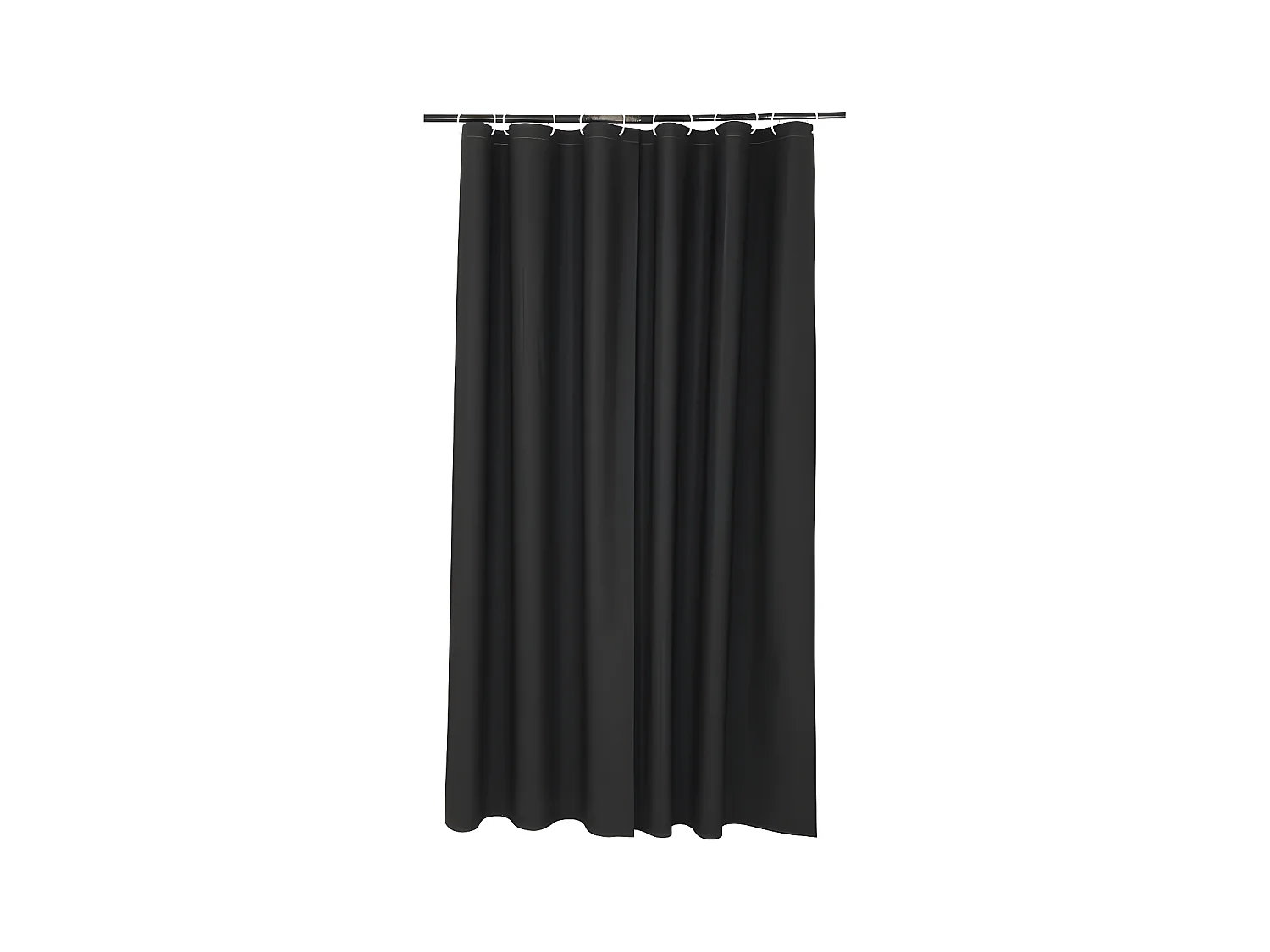 Rideau de Douche PEVA "Vitamine II" 180x200cm Noir