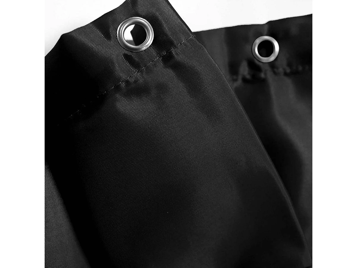 Rideau de Douche Uni "Essencia" 180x200cm Noir