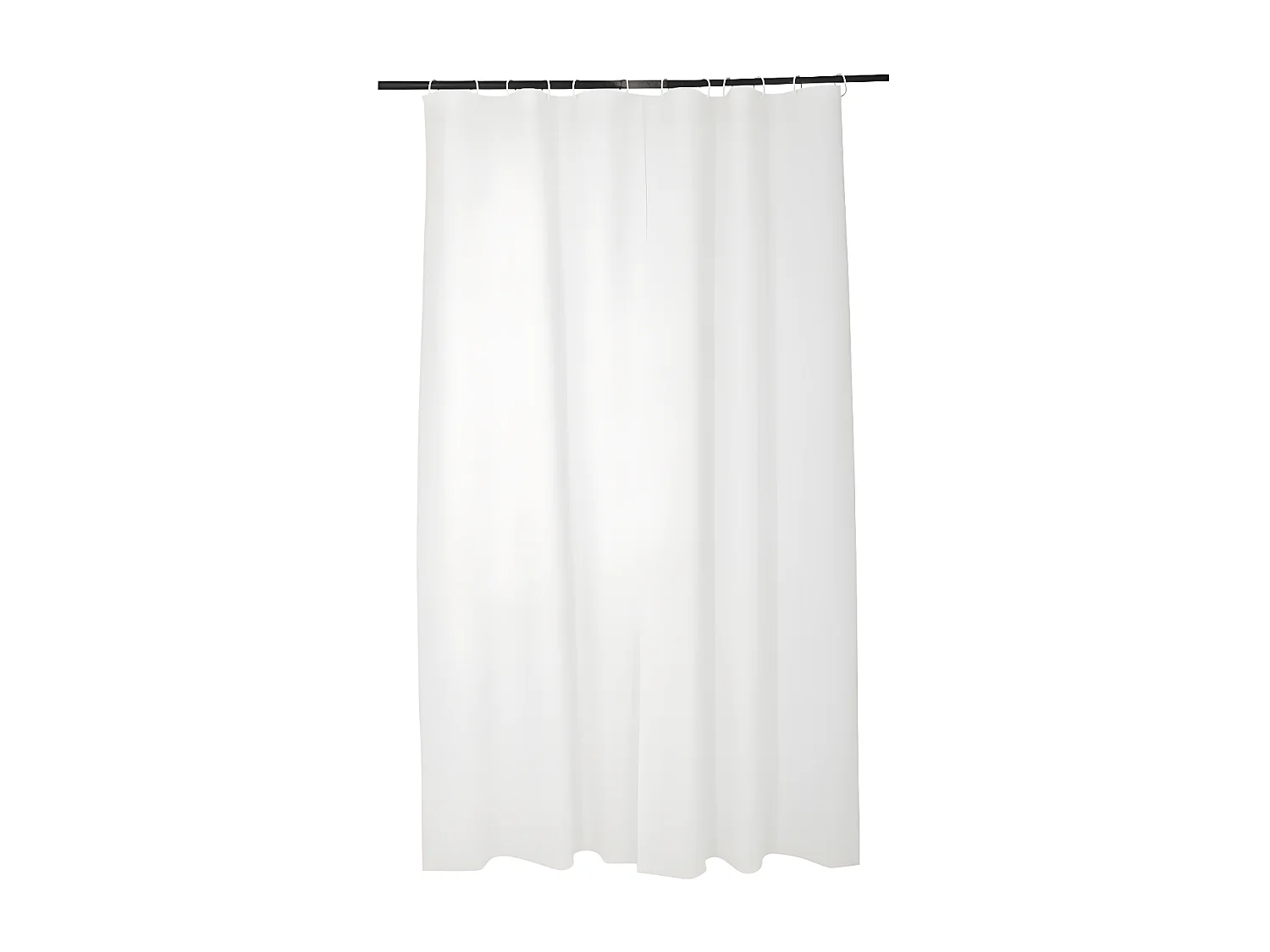 Rideau de Douche PEVA "Vitamine II" 180x200cm Blanc