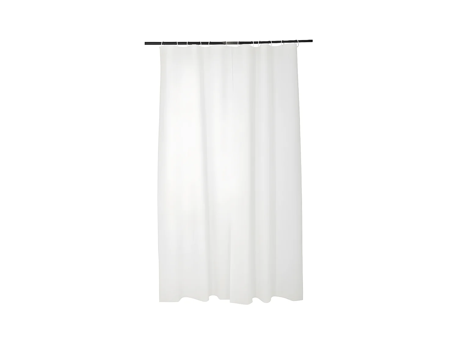 Rideau de Douche PEVA "Vitamine II" 180x200cm Blanc