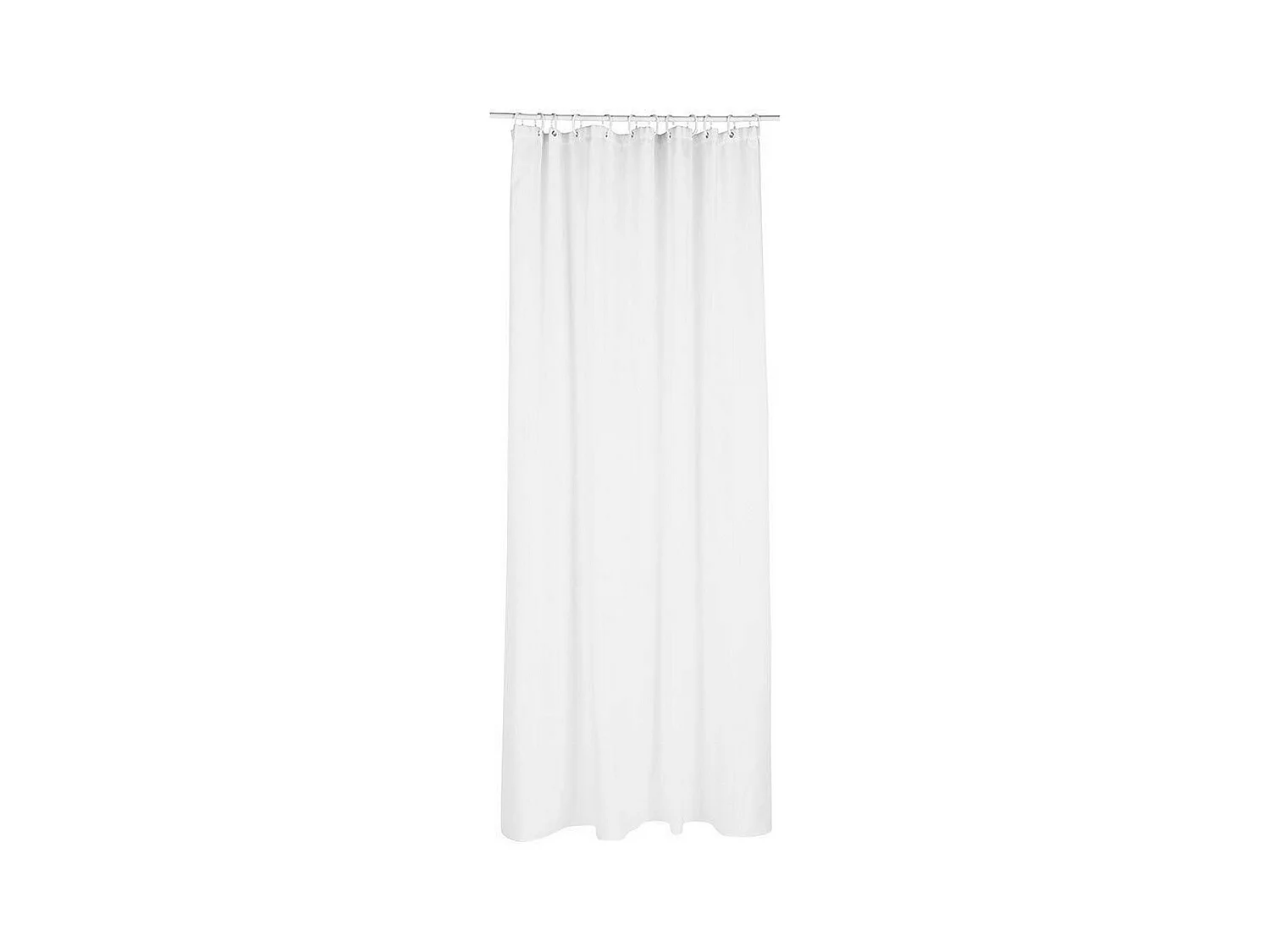 Rideau de Douche "Polyester" 180x200cm Blanc