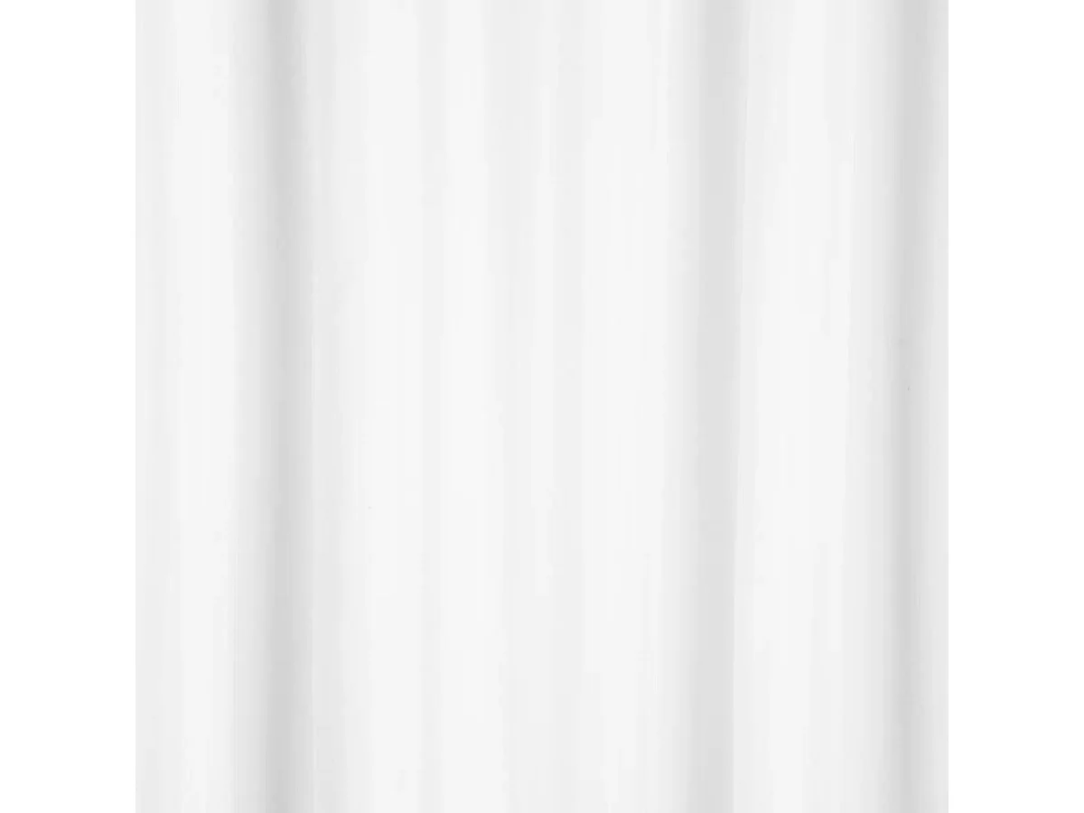 Rideau de Douche "Polyester" 180x200cm Blanc