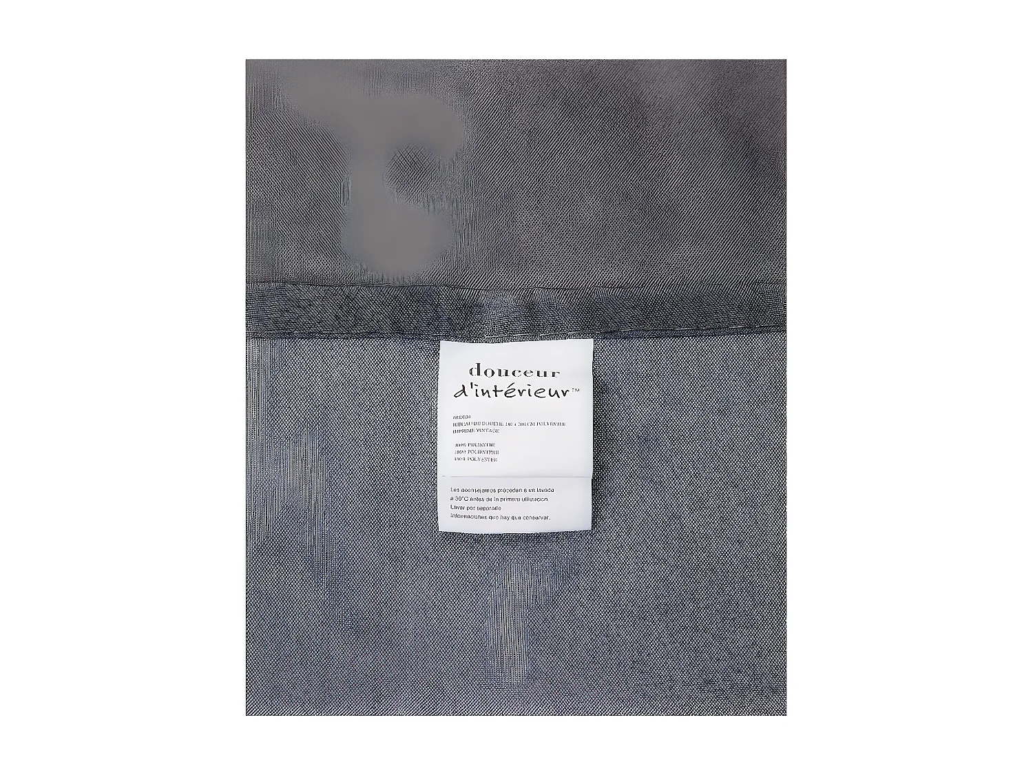 Rideau de Douche "Vintage" 180x200cm Anthracite