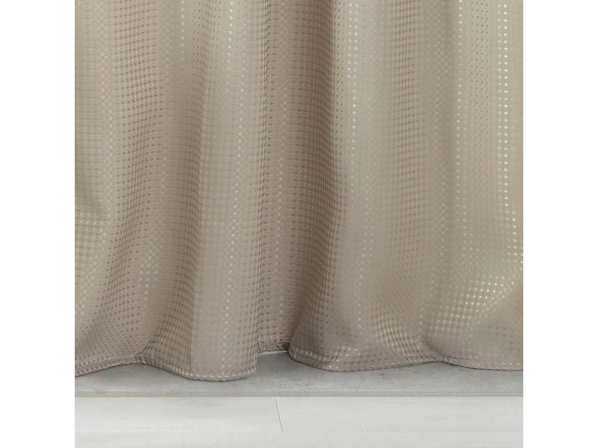 Rideau de Douche "Quartz" 180x200cm Taupe