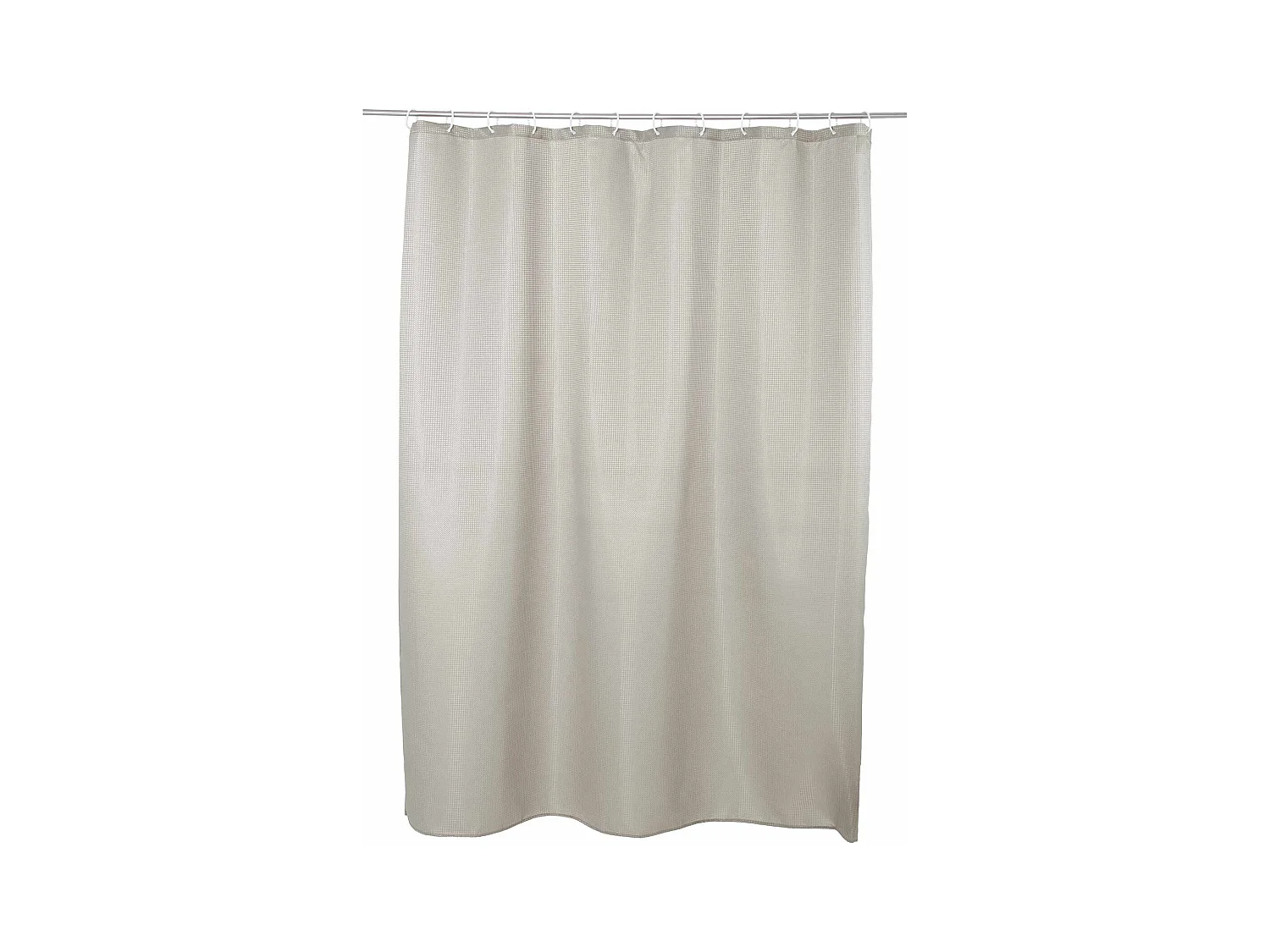 Rideau de Douche "Nid d'Abeille" 180x200cm Taupe