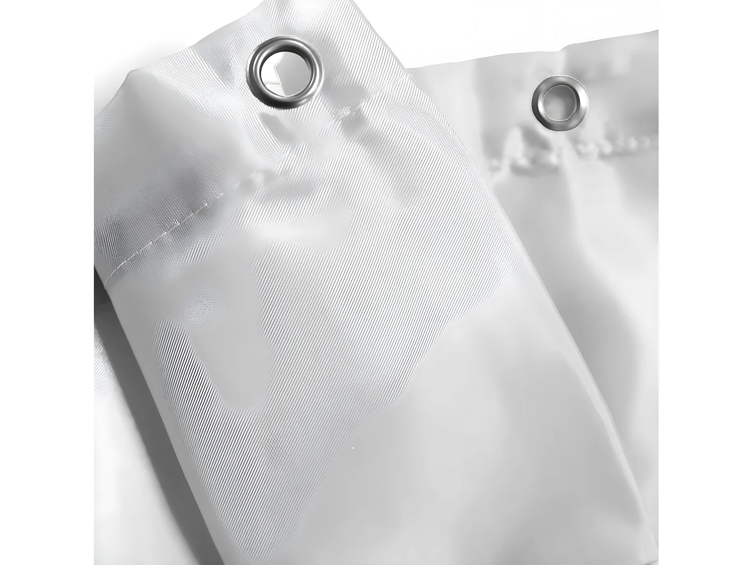 Rideau de Douche Uni "Essencia" 180x200cm Blanc