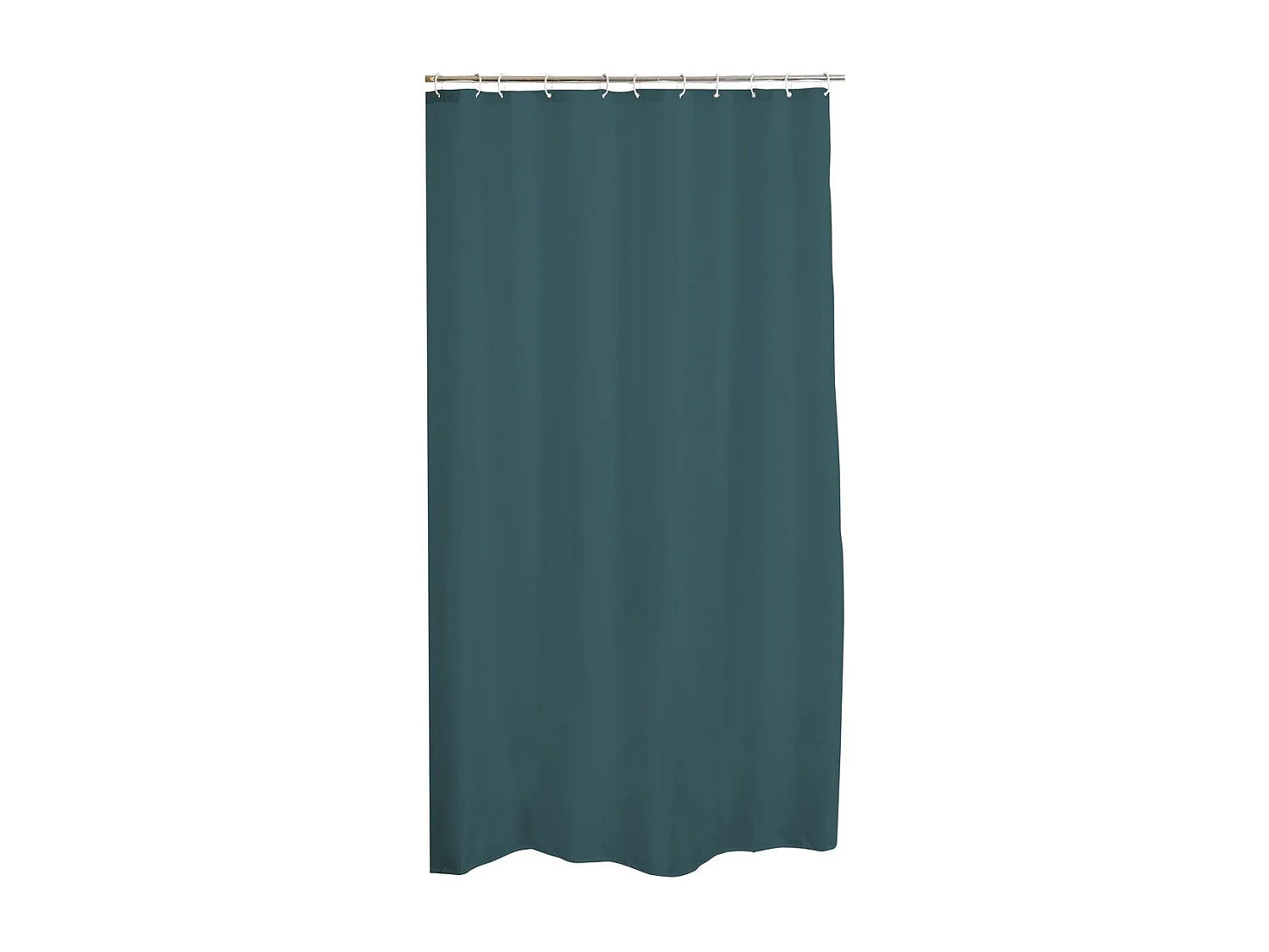 Rideau de Douche PEVA "Vitamine II" 180x200cm Bleu Émeraude
