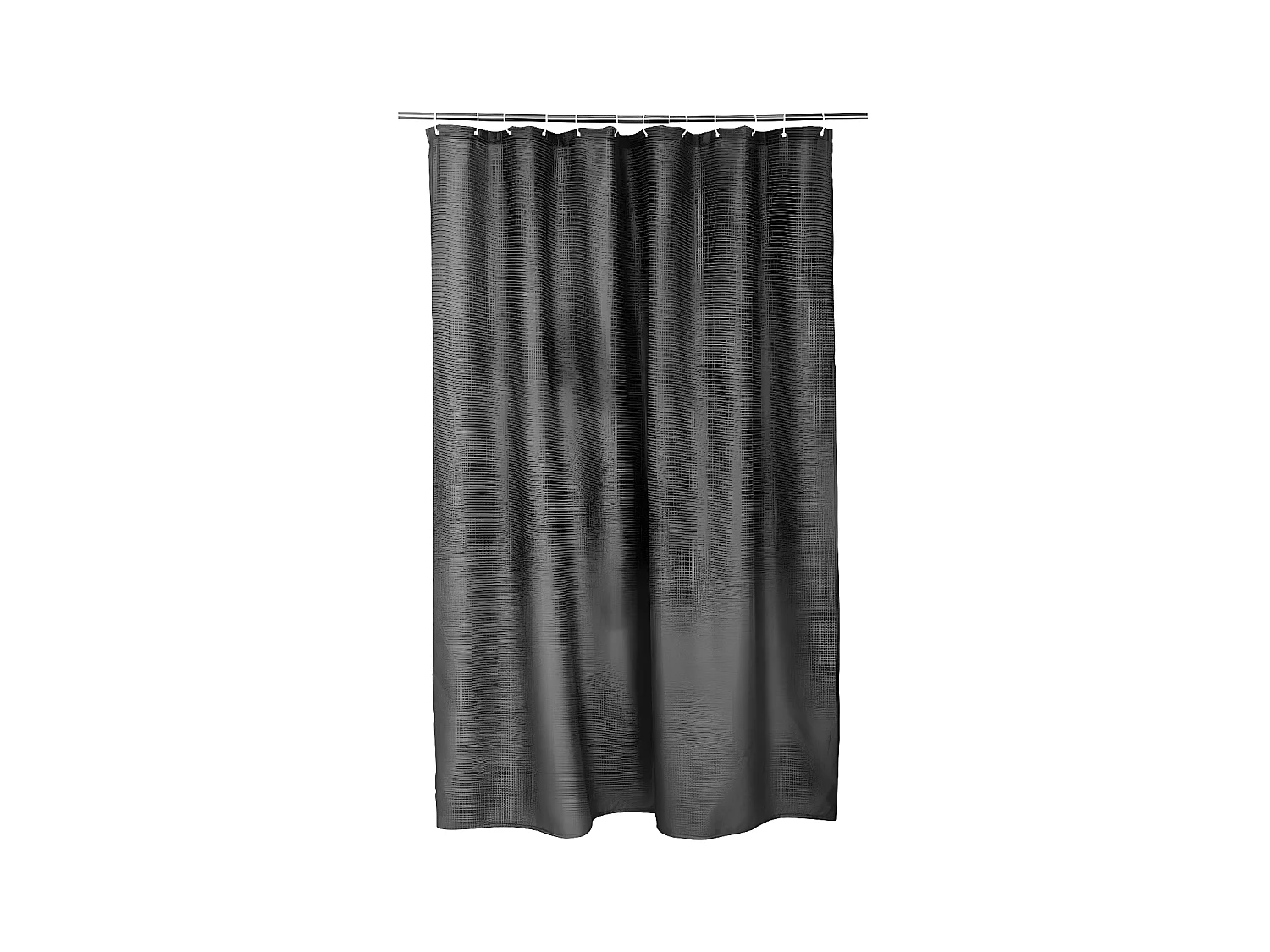 Rideau de Douche "Quartz" 180x200cm Anthracite